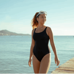 Maillot de bain femme noir